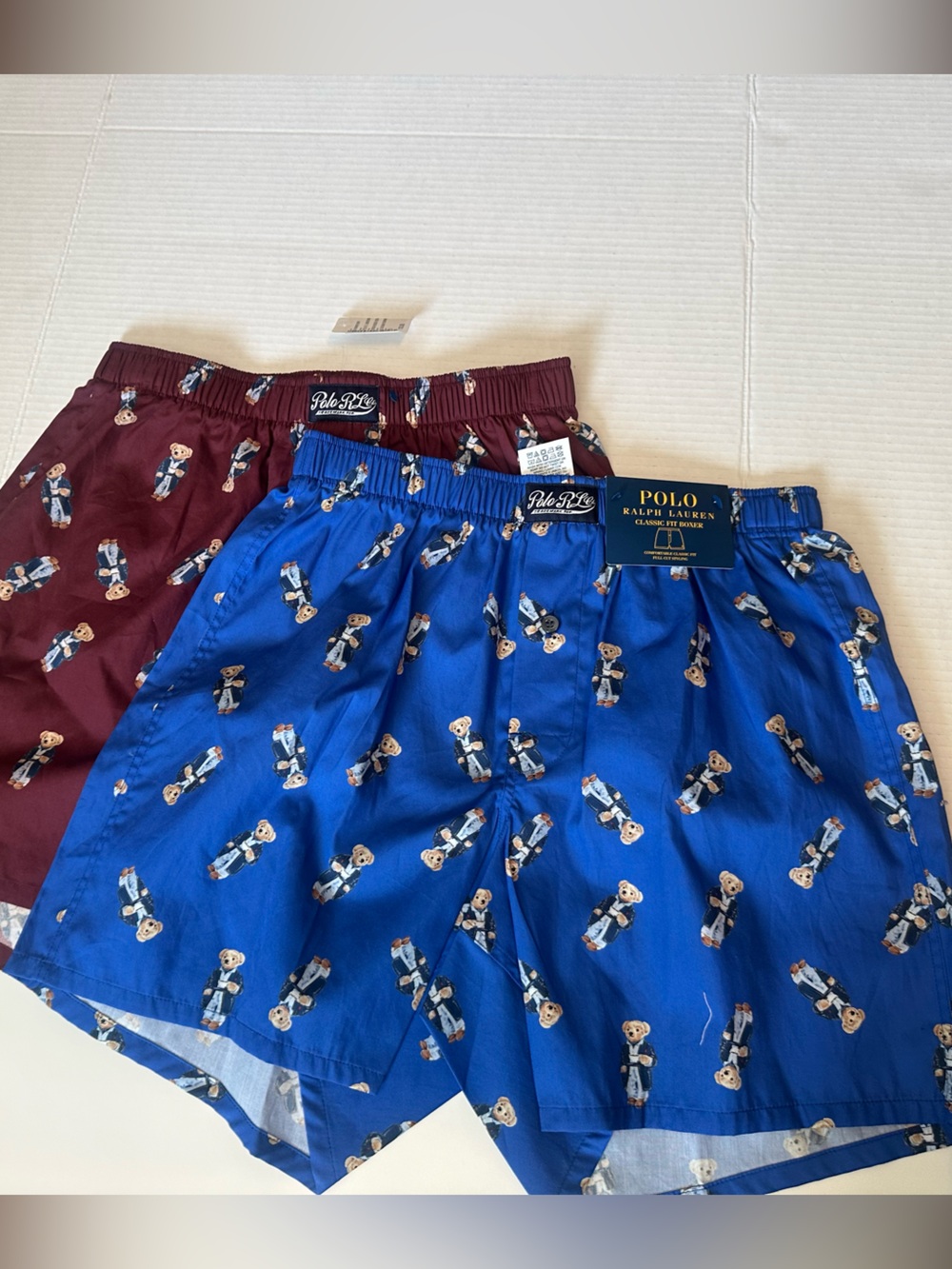 NWT Polo Ralph Lauren Polo Bear Boxers 2-Pack S